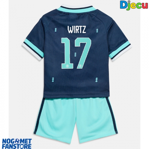 Njemačka Florian Wirtz #17 Gostujuci Dres za djecu SP 2026 Kratak Rukav (+ Kratke hlače)
